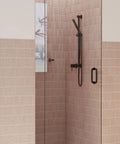 Frameless Shower Door Hinge With Enduroshield Glass Coating, 78 Inch By 33.5 Inch, Polished Brass Finish, Built To Last Bathroom Hardware For Modern Glass Showers on glass door