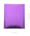 Purple Bubble Mailers 18x23cm Self Seal Padded Envelopes With Thickened Aluminum Foil Cushioning, Hella Durable Shipping Bags