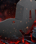 Close-up of blade detail, Ratcheting PVC CPVC Pipe Cutter With Wide Jaw Opening And Anti Fatigue Grip, fiery background