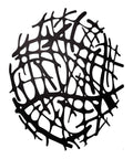 Motif Round Iron Wall Decor With Textured Black Finish 30 Inches Wide By 30 Inches High Lightweight Yet Sturdy Metal Art