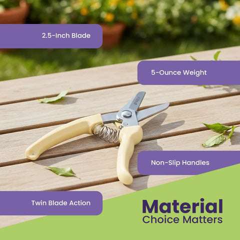 Multipurpose Hoof Trimming Shears 7 Inch For Hoof Care Gardening Floral And Agricultural Tasks With Precision Cutting Blades on table