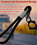 4 In 1 Truck Pre Trip Inspection Tool With Metal Keychain Kit hanging from black cord for Quick Safety Checks