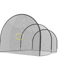 Baseball Batting Cage Net Training Equipment For Backyard And Home Practice Pro Grade Durable Fiberglass Poles With Polyester Netting