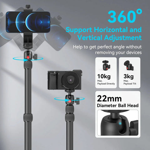 Desk Mount Camera Stand With Magic Arm And One Quarter Inch Ball Head Adjustable 13 To 35 Inch Light Stand with camera