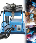 Knockout Rotary Welding Positioner 180mm featuring stepless speed control and robust swivel base for welding tasks.