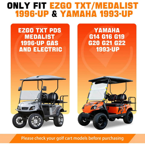 EZGO TXT PDS Medalist 1996-Up and Yamaha G14 to G22 1993-Up compatibility
