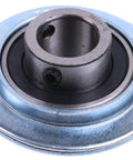 3/4 Inch Pressed Steel Two Bolt Flange Bearing SBPFL204-12 SBSFL204-12 for dump truck tarp systems, close-up view