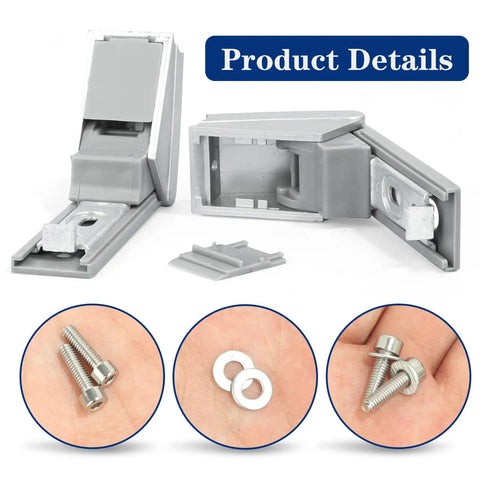 2 Pieces 9590178 Fridge Hinges Replacement Part For Freezer 9590124 9590190 Hinge Set Door Handle Stainless Steel Door Repair Kit With 2 Years Warranty