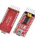 FT232RL USB To TTL Serial Converter Module 3.3V 5.5V Mini Board Not Genuine FTDI Chip With DTR RXD TX VCC CTS GND And 500mA Fuse