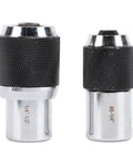 Solid Two Piece Tap Socket Set With 3/8 Drive Socket A Extractors, heavy duty alloy steel extractors for M3 to half inch.