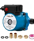 115V Water Recirculating Pump For Home Water Heater System Three Speed Control Three Quarter Inch Inlet And Outlet Aluminum Housing