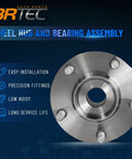 Beefed-Up Front Wheel Hub Assembly Pair For Mazda 3 2005-2013 Mazda 3 Sport 2009-2013 And Mazda 5 2006-2015 with highlighted features