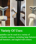Extra Long Banister Adapter Y Spindle Rods 8mm for Stair Gates on banisters, railings, and corners