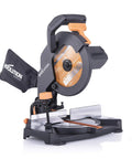 Compact 8-1/4 Inch Compound Miter Saw With 1200W Power, Multi Material Cutting Blade Included, Cuts Wood Metal Plastic And More