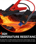 High Capacity EC5 Jump Starter Replacement Cables For 12V Rigs With Smart Connector Clamps and grippy alligator heads.