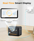 Laptop Power Station Your Go To 100W Portable Charger With 96Wh LiFePO4 Battery PD 3.0 Fast Charge USB C Multi Port shown charging