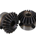 Beefy 45 Steel 1.5 Modulus Tapered Bevel Gear Wheel 8mm Hole Diameter 20 Teeth Silver Pack Of 2 Built To Last For Industrial Replacement And High Torque Drives For Machinery And Robotics