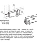 1-1/2 Inch Steel Roller Assembly With Ball Bearing And Plain Back Housing For Sliding Patio Doors, Fits Howmet, Krestmark And More, Yellow Zinc Finish, 1/4-20 Mount Hole On Back, Optional 10-32 Top Hole, Durable, Smooth Operation diagram