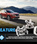 3 Pack Heavy Duty Engine Motor Mounts Fits 2022 2025 Nissan Rogue 1.5L Fwd shown with vehicle, stabilizes engine for smooth driving.