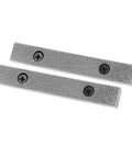 6 Inch Hardened Steel Vise Jaw Plates Pair With Mounting Screws For Bench Tools, textured surface detail, precision fit for vises