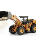 1/50 Scale Diecast Four Wheel Loader Toy Metal Construction Equipment Bulldozer Model For Kids with realistic details
