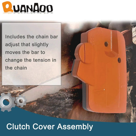 Heavy Duty Clutch Cover Assembly With Brake For Husqvarna Chainsaws 435 440 435E 440E 135 140 440E II Replacement