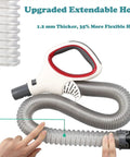 Replacement Hose Handle For Rotator Lift-Away Vacuum NV Series Pro Complete in burgundy color with upgraded extendable hose