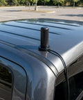 Low Profile GMRS NMO Antenna For UHF 462 467 MHz, Three Point Five Inch Ghost Antenna installed on vehicle roof