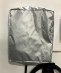 Hella Weatherproof EV Charger Station Protector Box crafted from heavy duty oxford cloth, 32cm by 20cm by 40cm, installed on wall.