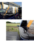 One Inch Ratchet Tie Down Straps Set Of Four For Cargo Kayaks On Roof Racks Or Truck Bed With Heavy Duty Coated S Hooks And Cam Buckles