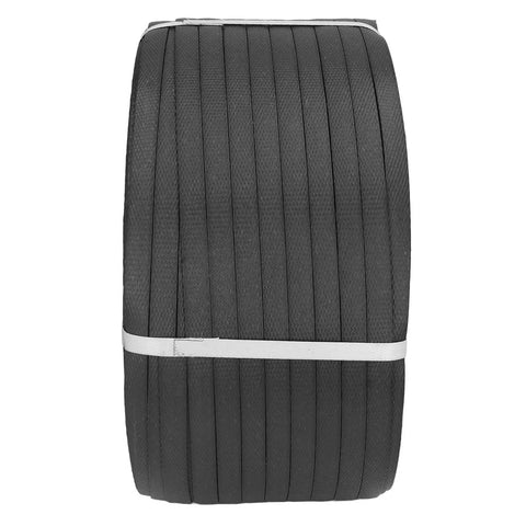 Heavy Duty Pp Manual Packing Belt Roll Killer Tensile Strength Strapping Tape For Hand Baler Tools 12.5mm Width 300m Length in a compact roll.