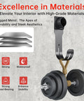 EV Charger Wall Mount Kit With J Hook Cable Holder For SAE J1772 Connectors demonstrating load capacity with weights