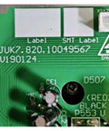 JUK7.820.10049567 circuit board for air conditioner inverter replacement, showcasing components and labels clearly.