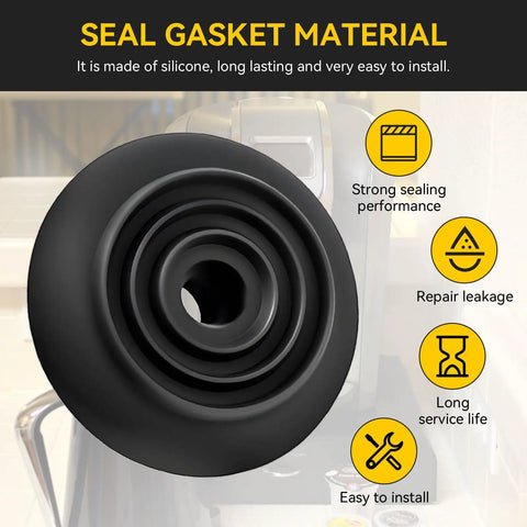 Replacement Silicone Gasket For Cuisinart Single Serve Coffee Makers Upper Needle Seal Ultra Snug Leak Proof Fit For SS-10 SS-10P1