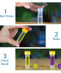 Heavy Duty Swimming Pool Water Test Kit Catches Sneaky Pseudomonas And Coliforms For Hot Tub Spa Pond showing water testing steps.