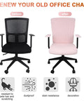 4 Piece Stretchable Office Chair Cover Set Universal Fit For Rotating Chairs Includes Seat Cover Back Cover And Armrest Pads