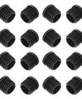Round Furniture Glide Caps With M8 Thread For Chair Legs Plastic And Metal Stoppers Black Floor Protectors