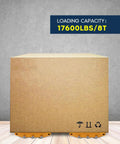 Beefy Heavy Duty Machinery Moving Skates 12 Ton Machine Skates With 360 Degree Rotation Cap and 8 Steel Rollers under box
