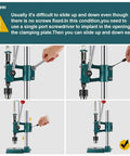 Beast Mode Heavy Duty Leather Hole Puncher Hand Press Machine showing assembly and adjustment tips for DIY leather crafting.