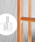 20 Piece Plastic Cabinet Shelf Pegs 3mm Smooth Surface Pins For Glass And Wood Shelves Easy Install Display Cabinet