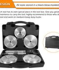 Truck Hub Seal Installer Kit For Class 7 And Class 8 Trucks And Trailers Pro Grade Multi Vehicle Tool in storage case