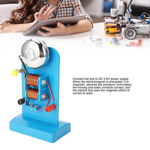 Magnetism Experiment Kit For Hands On Electrical Science Projects For Classrooms Teaching Magnetic Field And Current Effects With A Simple DC Power Supply 3 To 6 Volts showing electromagnet and DC supply.