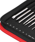 Kick Back And Crunch These 30 Pcs Screwdriver Bit Set With S2 Super Steel Featuring Mighty Magnetic Hold For Electric Drivers And Rechargeable Drills Perfect For Tough DIY Tasks And Tight Spots Without Slippage. 30-piece S2 steel screwdriver bits in case