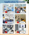 Application scenarios for Red Mushroom Emergency Stop Button Switch 22mm NC Latching 600V 10A in various industries.