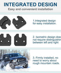 Ram 1500 Sun Visor Repair Kit 2019-2026, 2 Pack Aluminum Visor Clips For Trucks installation and design features