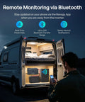 Beast Mode 3000 Watt Pure Sine Wave Inverter 12V To 120V Converts Dc To Ac, remote monitoring via Bluetooth in RV.