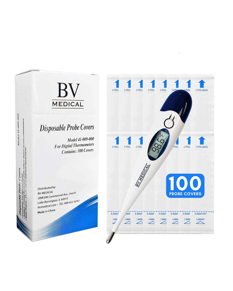 Digital Thermometer With Rigid Tip Quick 10 Second Reading For Oral Rectal And Underarm Use Beep At Peak No Fuss Memory