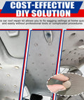 90Pcs Car Roof Headliner Repair Button Pins Kit With Installation Tool Universal Snap Rivets For Interior Ceiling Fixing Beige detail
