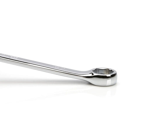 SAE 13 Piece 6 Point Combination Wrench Set With Full Polish Chrome Finish Includes 1/4 5/16 3/8 7/16 1/2 9/16 detail view