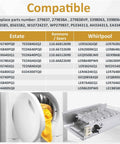 Heavy Duty Dryer Heating Element Replacement 279838 Fits Whirlpool Kenmore Roper Maytag Amana Admiral Medx655dw1 500 600 70 80 Series Model 110 Dryers Easy Install And Reliable Heat compatibility chart with dryer image